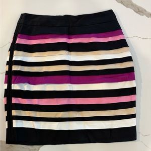 WHBM stripe skirt size 4